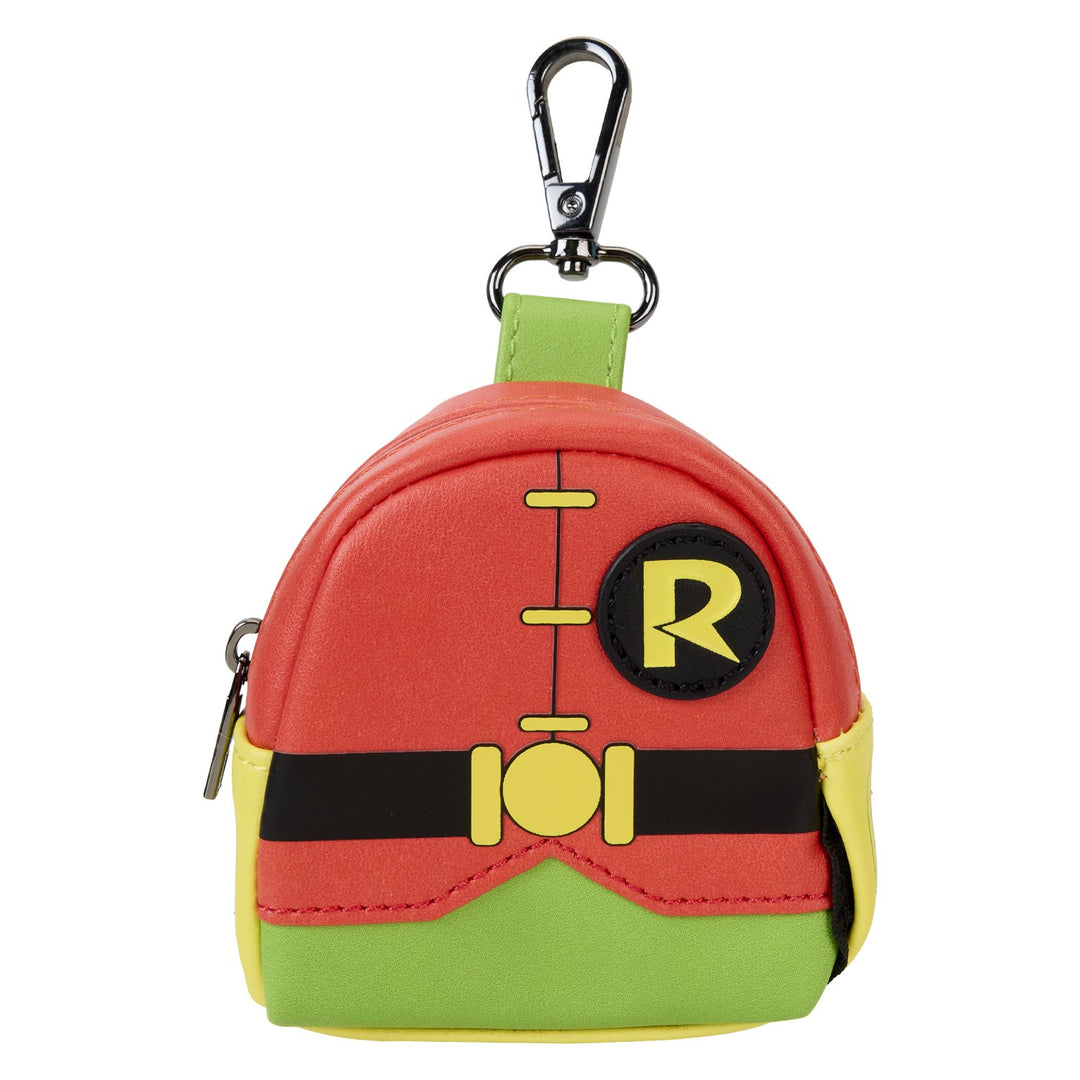 671803523913 - Loungefly Pets DC Comics Batman 85th Anniversary Robin Disposable Bag Holder - Front