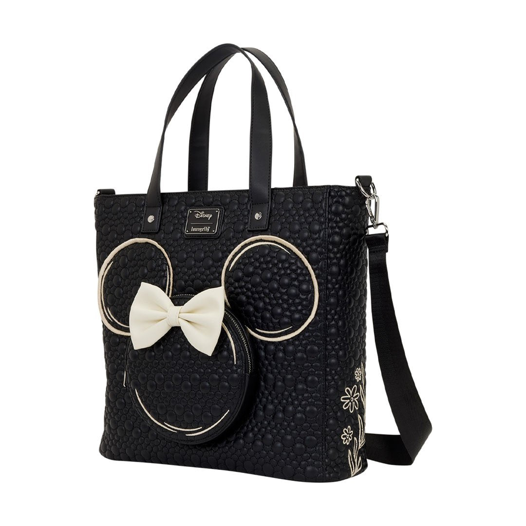Loungefly Disney Minnie Mouse Artist Sketch Convertible Backpack &amp; Tote Crossbody Bag