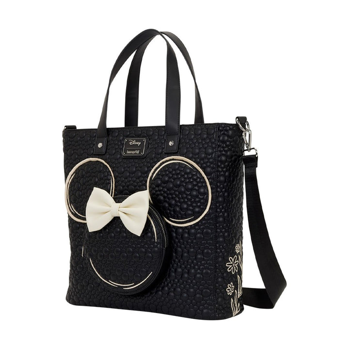 Loungefly Disney Minnie Mouse Artist Sketch Convertible Backpack &amp; Tote Crossbody Bag