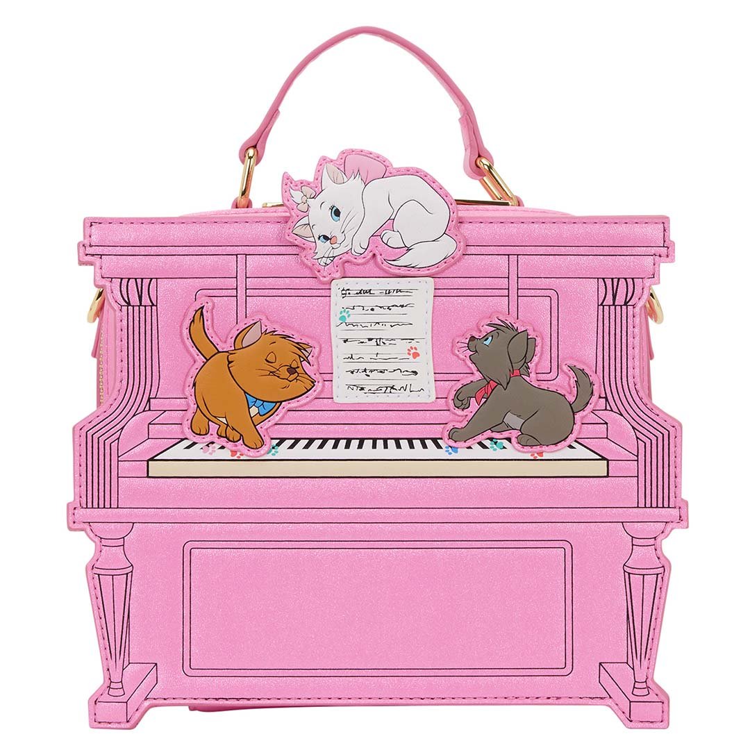 Loungefly Disney Aristocats Figural Piano Crossbody Bag