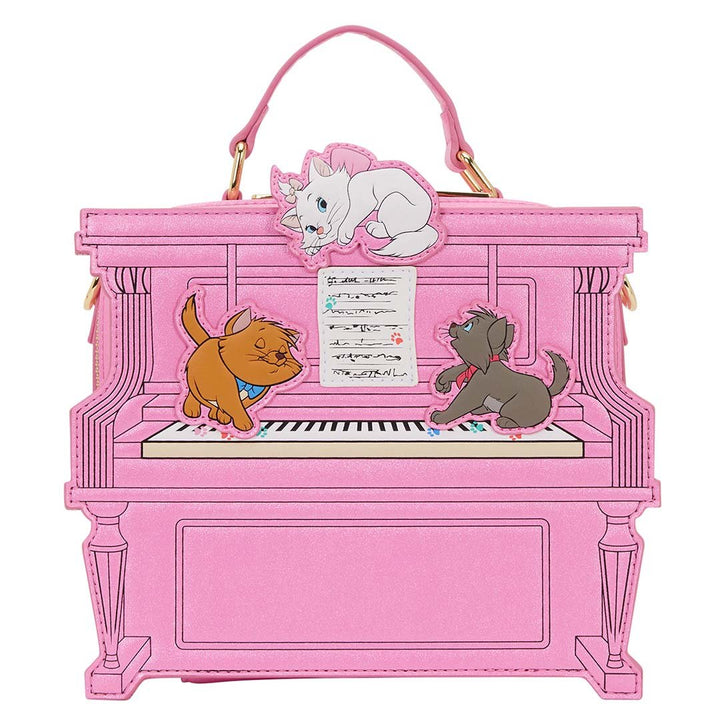 Loungefly Disney Aristocats Figural Piano Crossbody Bag