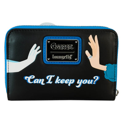 Loungefly Universal Casper the Friendly Ghost Halloween Zip-Around Wallet - rear