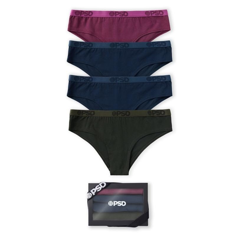 PSD Underwear Women's Modal Mood Cheeky 4-Pack Box - Pack