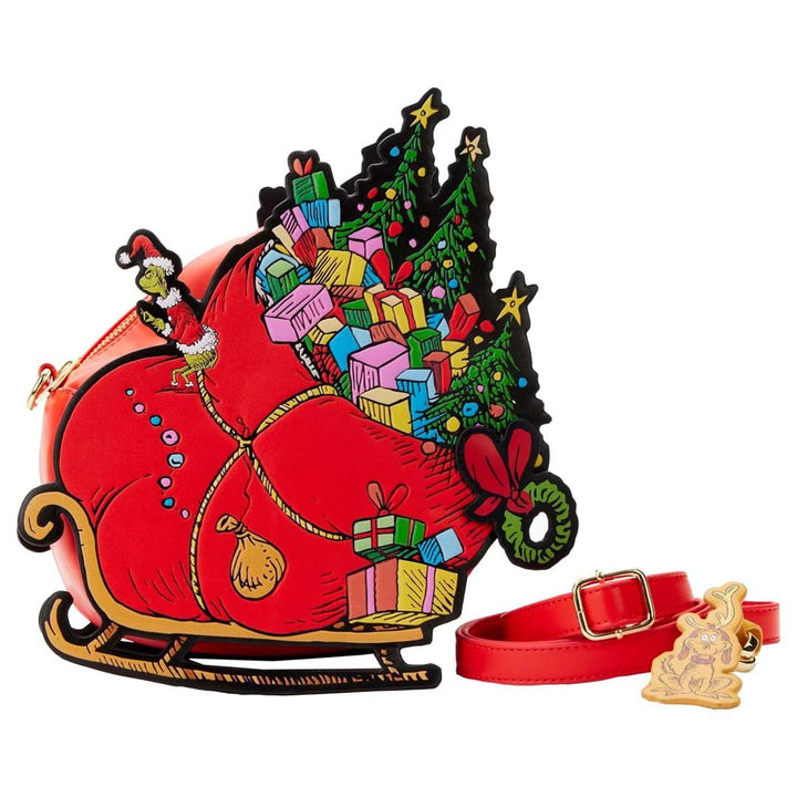 Loungefly Dr Seuss Grinch Sleigh Crossbody | 707 Street
