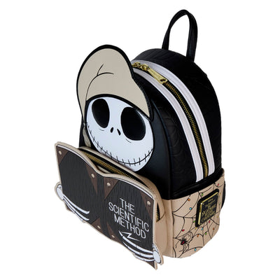 Loungefly Disney Nightmare Before Christmas Bedtime Jack with Scientific Method Cosplay Mini Backpack - Top Angle