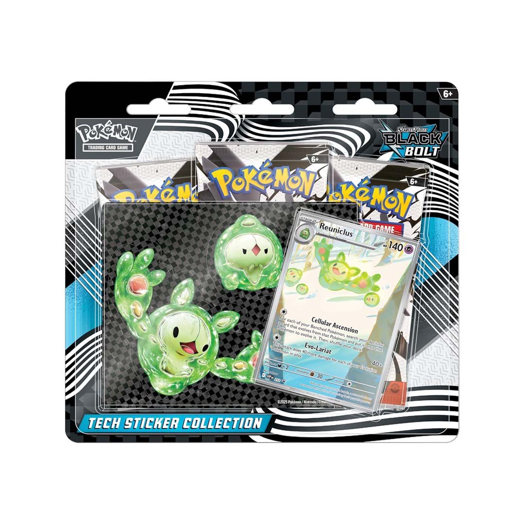 Pokémon TCG Scarlet &amp; Violet 10.5 Black Bolt Tech Sticker Blister