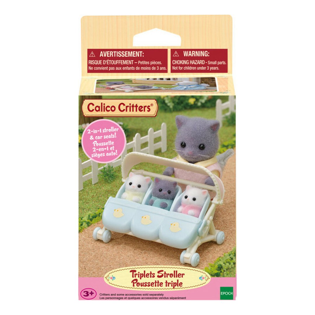 Calico Critters Triplets Stroller