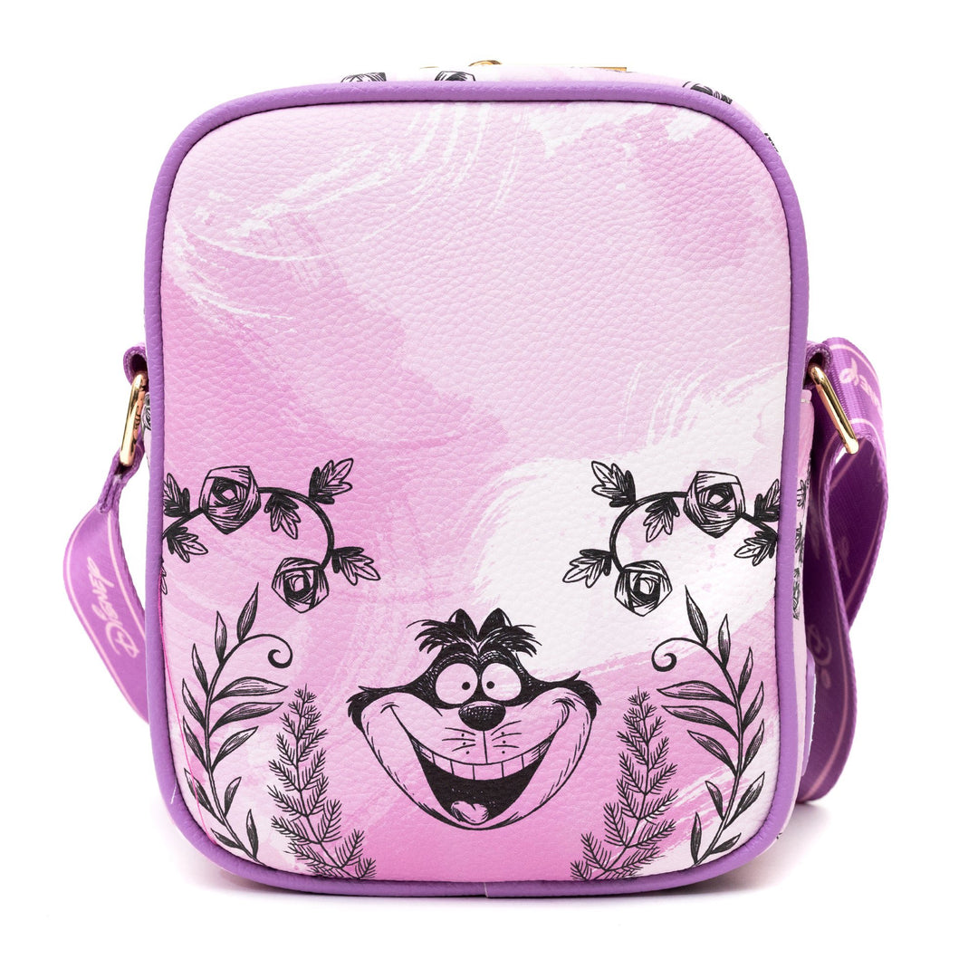 WondaPop Disney Alice in Wonderland Cheshire Cat Luxe 8" Crossbody Bag - Back