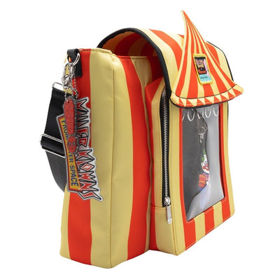 Whatever Makes You Happy Killer Klowns from Outer Space Padded Pin Trading Tent Crossbody with Bag Charm