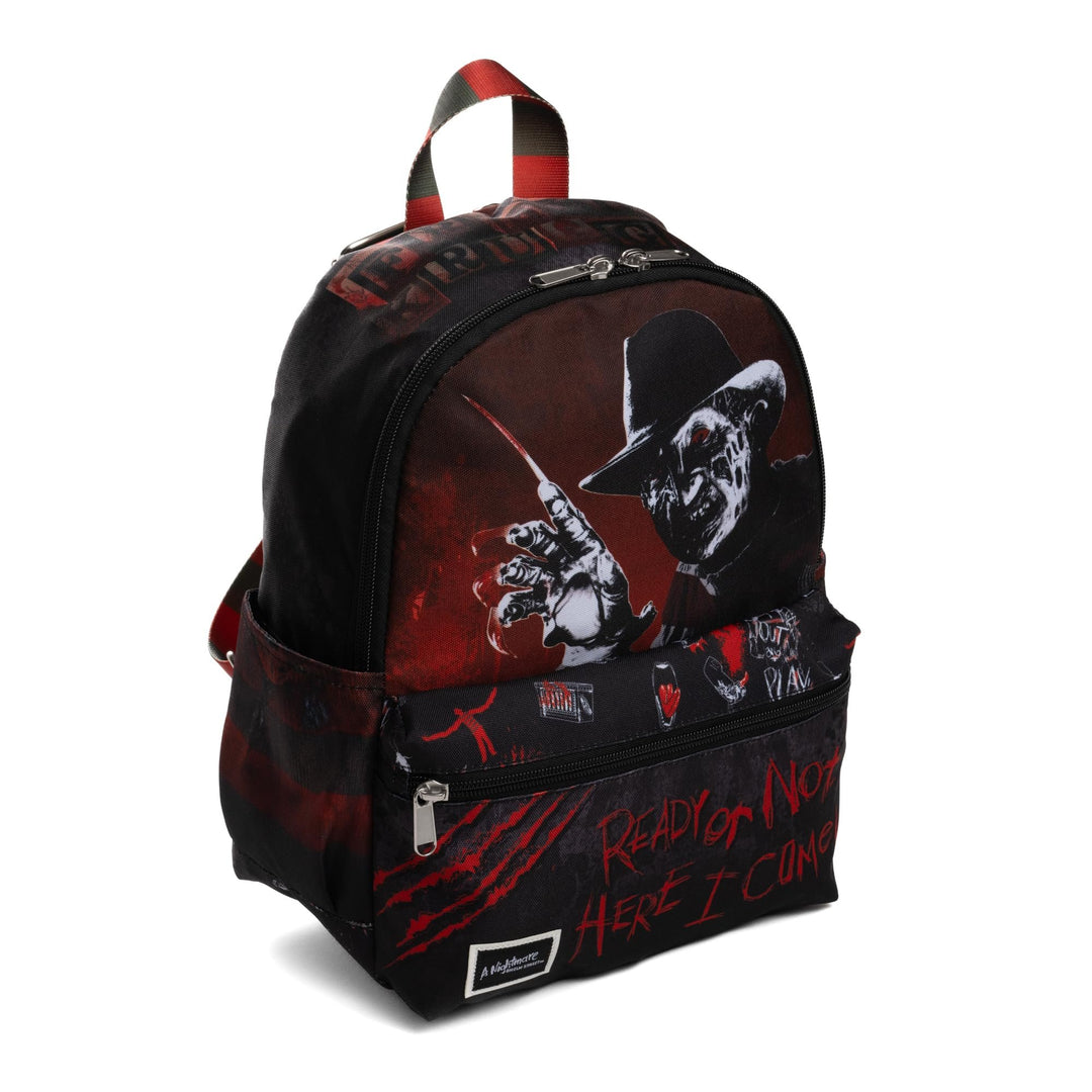 Wondapop Warner Brothers A Nightmare on Elm Street Ready Or Not 13" Deluxe Nylon Mini Daypack
