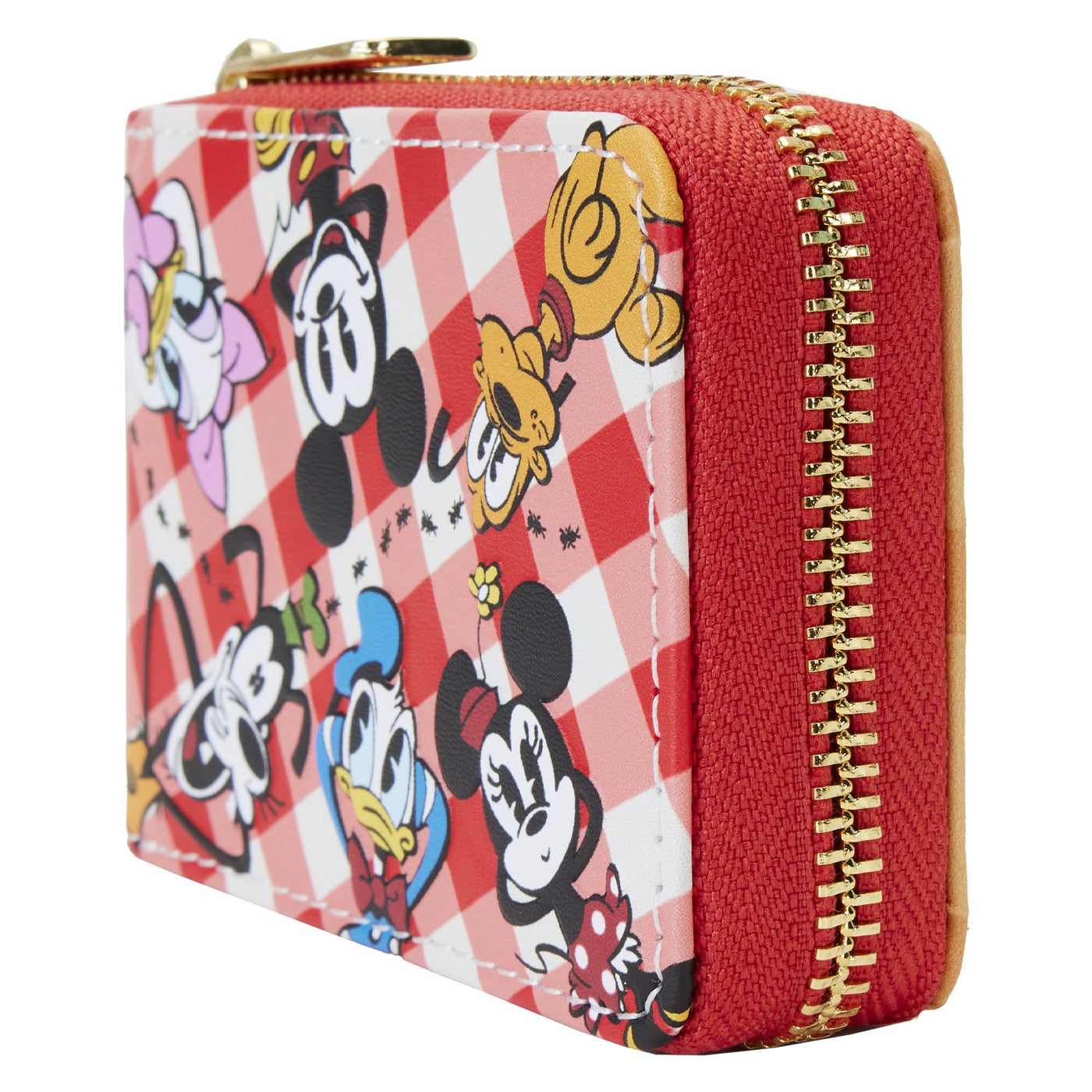 Loungefly Disney Mickey and Friends Picnic Accordion Wallet - Side View