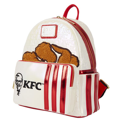Loungefly KFC Chicken Bucket Sherpa Mini Backpack
