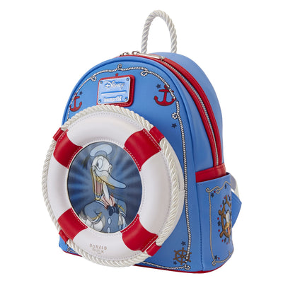 WDBK3642 - Loungefly Disney Donald Duck 90th Anniversary Mini Backpack - Lenticular Screen