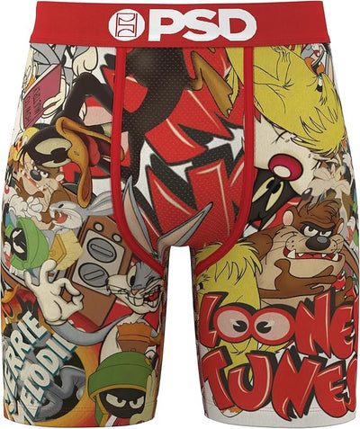 PSD Underwear Men's Looney Tunes Drip Boxer Briefs 3-Pack - breakthrough