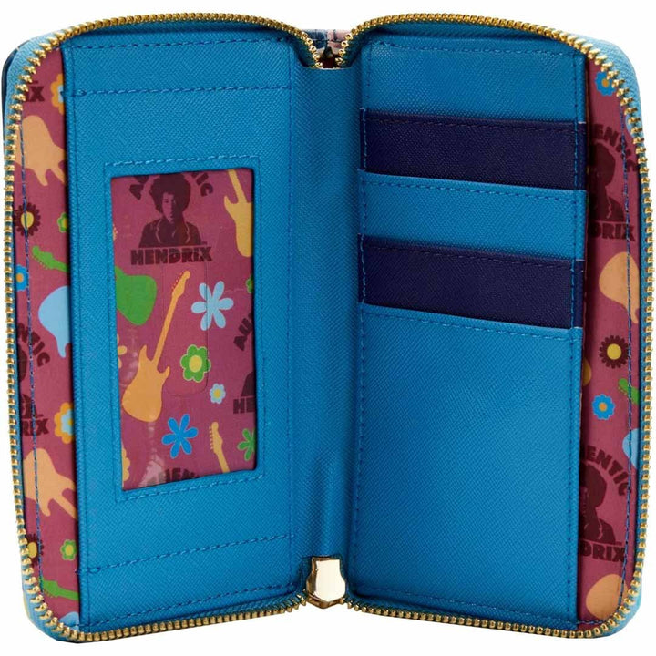 Loungefly Jimi Hendrix Psychedelic Landscape Zip-Around Wallet
