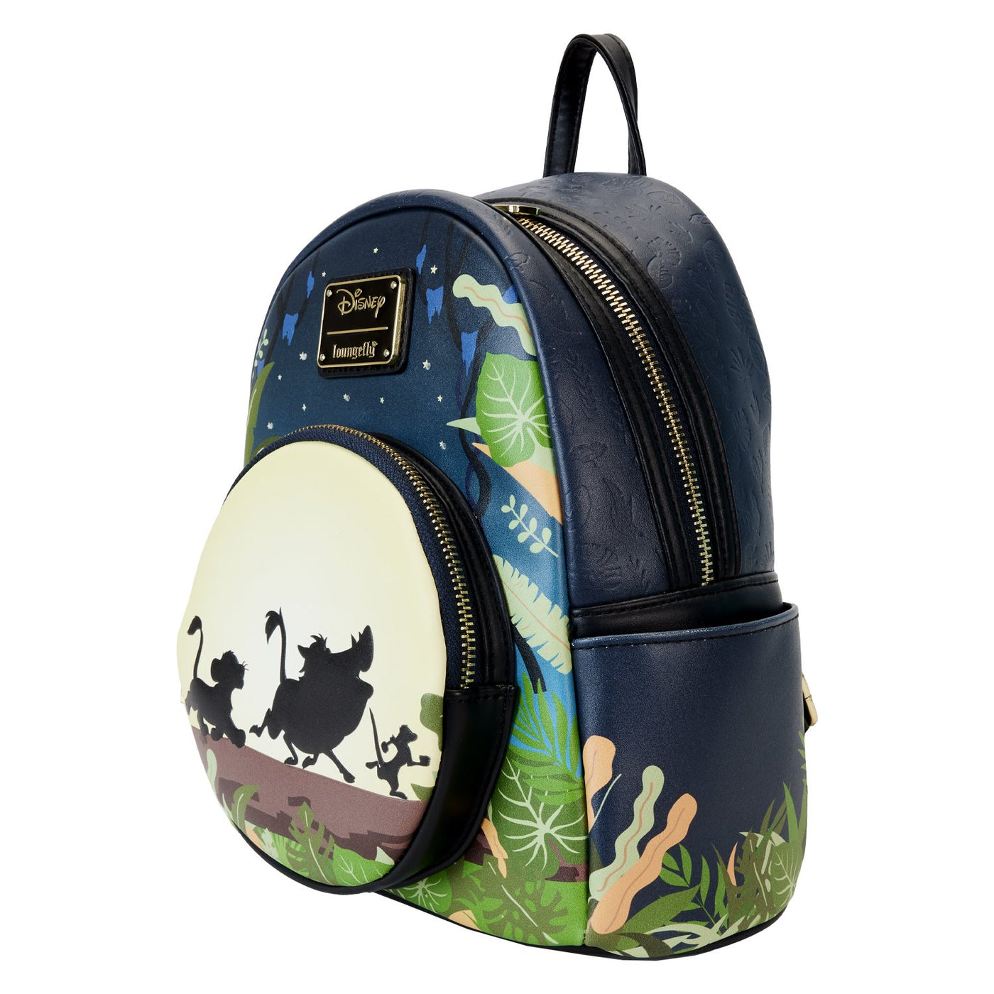 WDBK3639 - Loungefly Disney Lion King 30th Anniversary Hakuna Matata Silhouette Mini Backpack - Side View