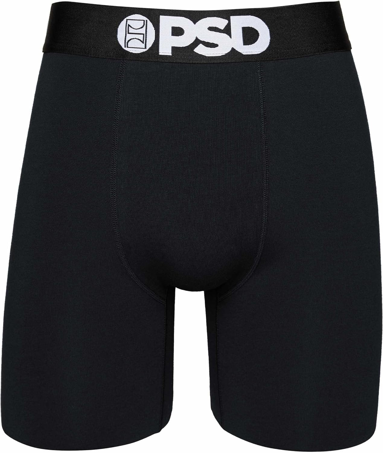 PSD Underwear Men's Black Boxer Briefs 3-Pack - front