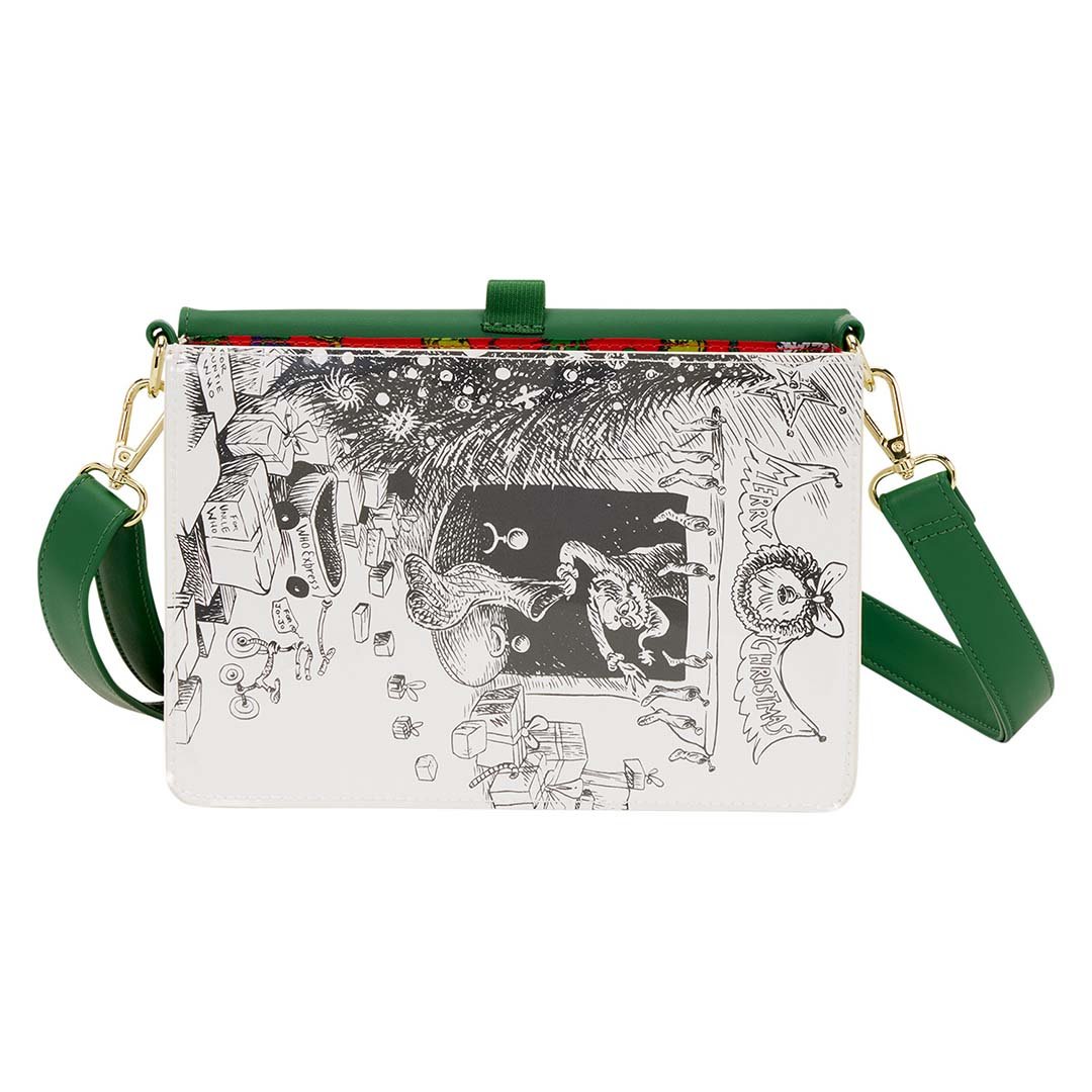 Loungefly Dr. Seuss Grinch Holiday Crossbody Bag