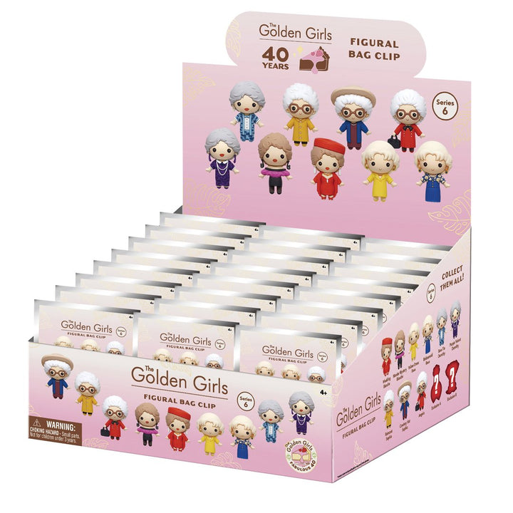 Golden Girls 3D Foam Bag Clip Series 6 Blind Bag