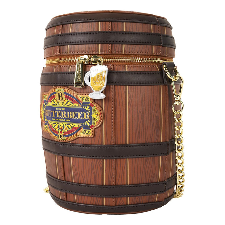 Loungefly Warner Brothers Harry Potter Butterbeer Barrel Scented Figural Crossbody Bag