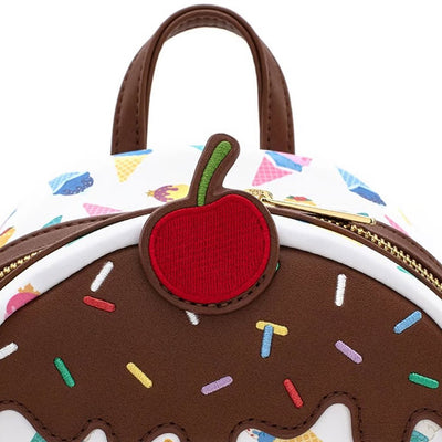 Loungefly Disney Princess Ice Cream Mini Backpack - Embroidered Cherry Applique