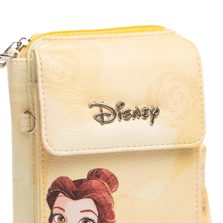Wondapop Disney Beauty And The Beast Belle Crossbody Wallet Cell Phone Wristlet