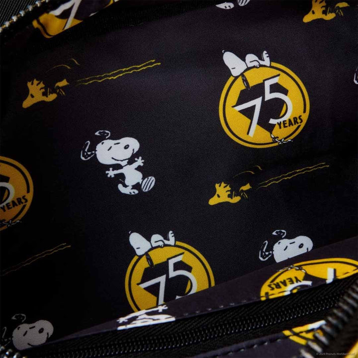 Loungefly Peanuts 75th Anniversary Snoopy Doghouse Crossbody Bag