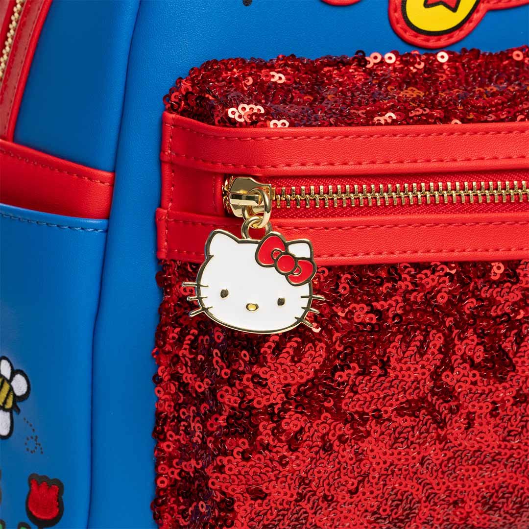 Loungefly Sanrio Hello Kitty Flight Adventure Sequin Mini Backpack
