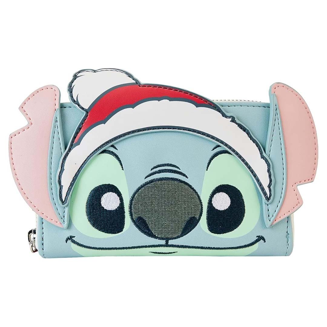Loungefly Disney Stitch Holiday Cosplay Zip-Around Wallet