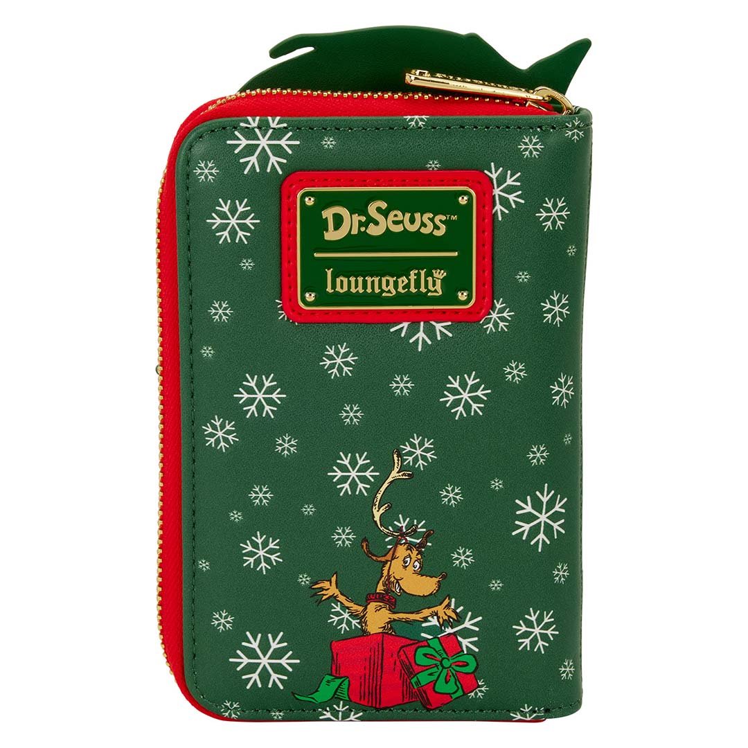 Loungefly Dr. Seuss Grinch Holiday Zip Around Wallet