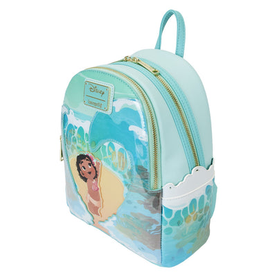 Loungefly Disney Moana Ocean Waves Mini Backpack - Top Side