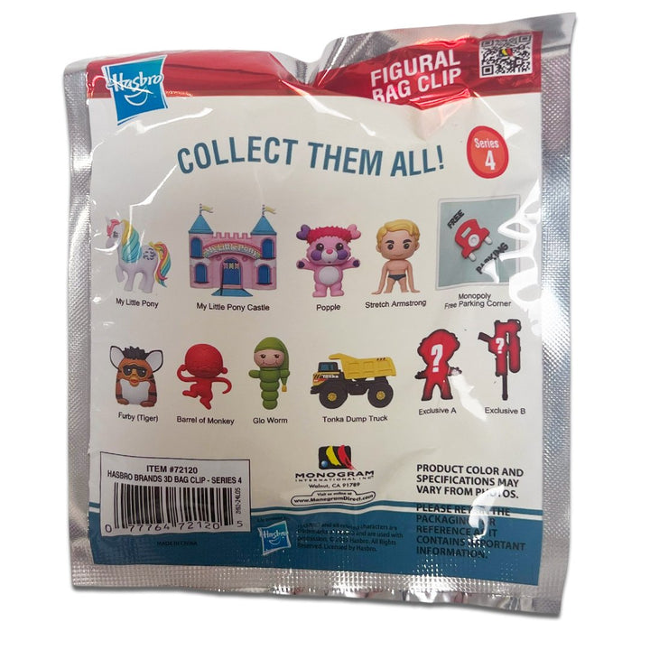 Hasbro Brands 3D Foam Bag Clip Series 4 Blind Bag