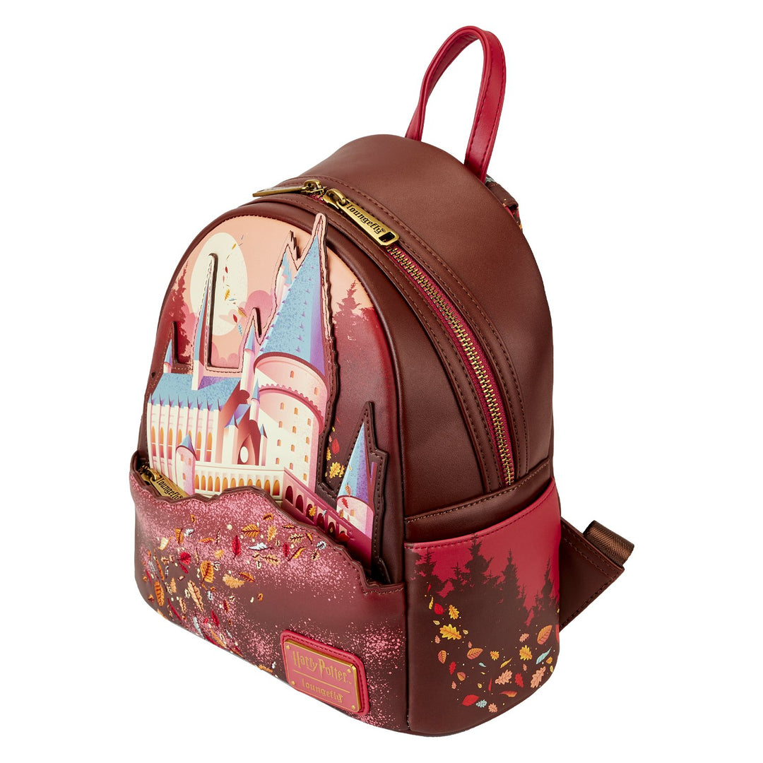 Loungefly Warner Brothers Harry Potter Hogwarts Fall Mini Backpack