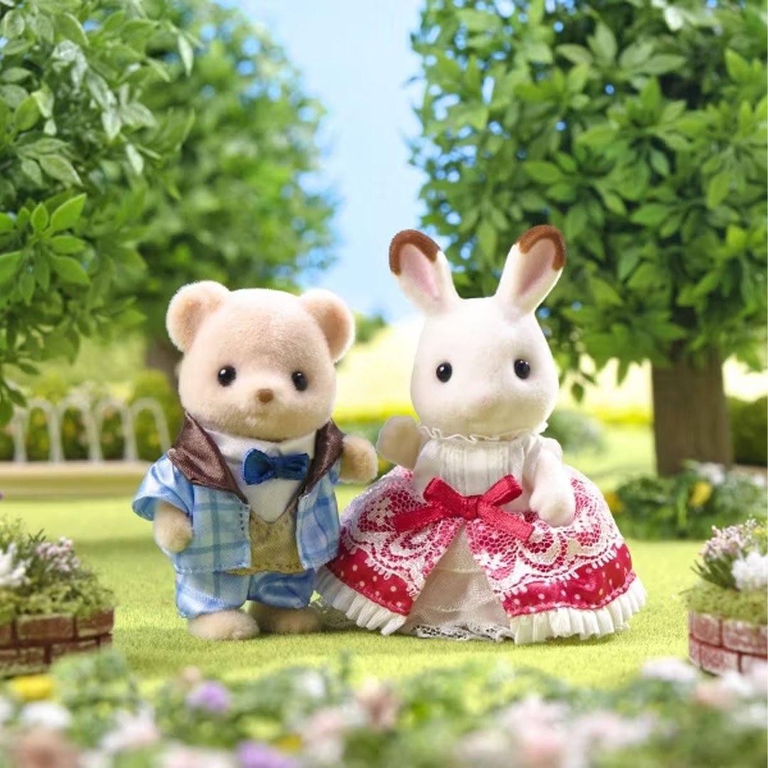 Calico Critters 40th Anniversary Friends Set - Freya &amp; Theo