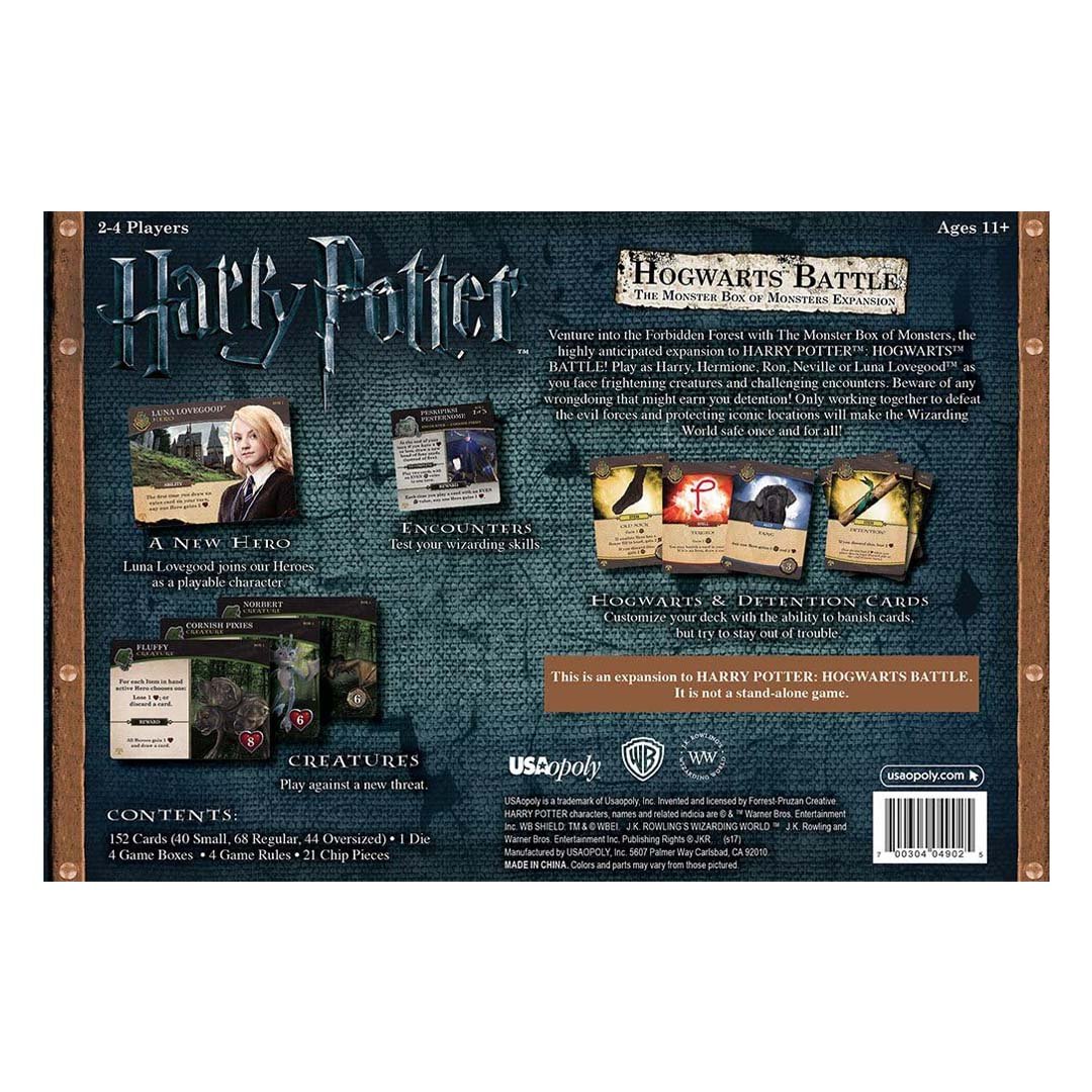 USAopoly Harry Potter: Hogwarts Battle - The Monster Box of Monsters Expansion Card Game