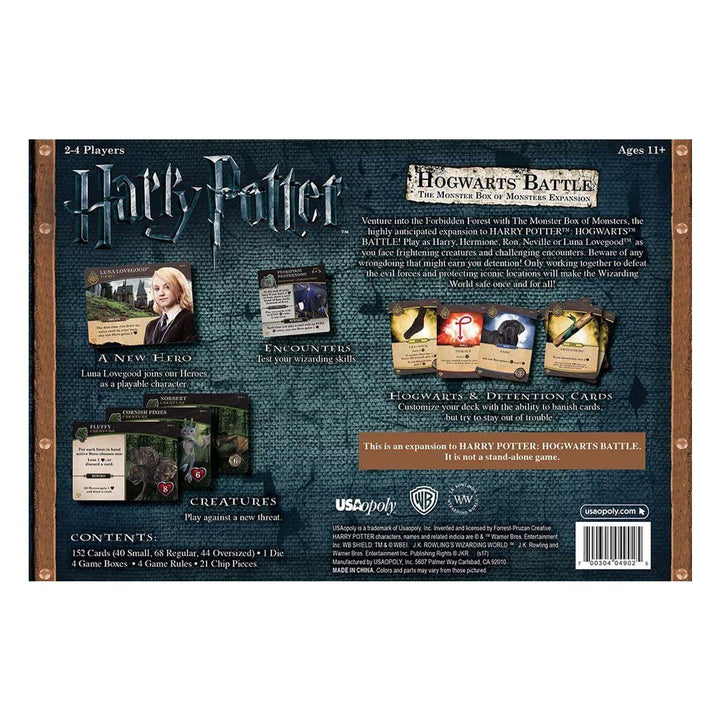USAopoly Harry Potter: Hogwarts Battle - The Monster Box of Monsters Expansion Card Game