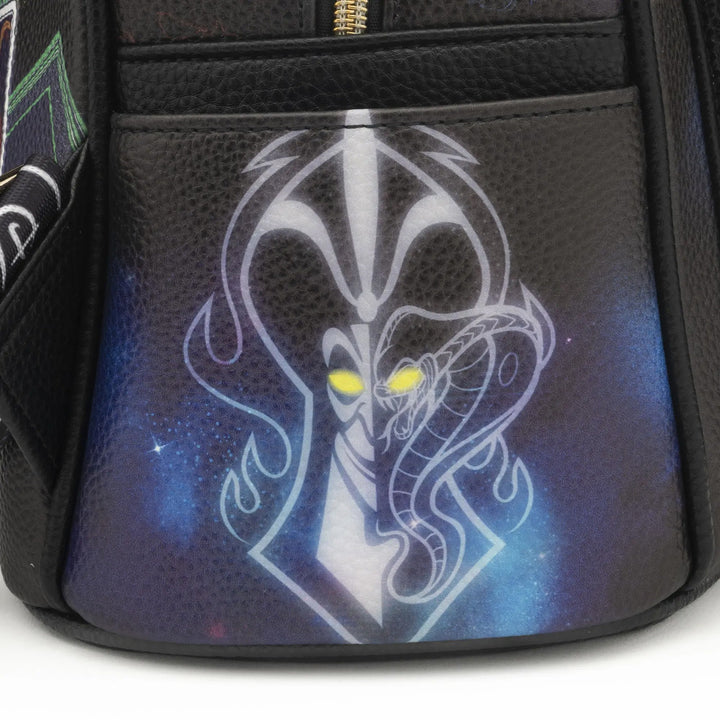 WondaPop Disney Dr. Facilier 11" Vegan Leather Mini Backpack - Side 1