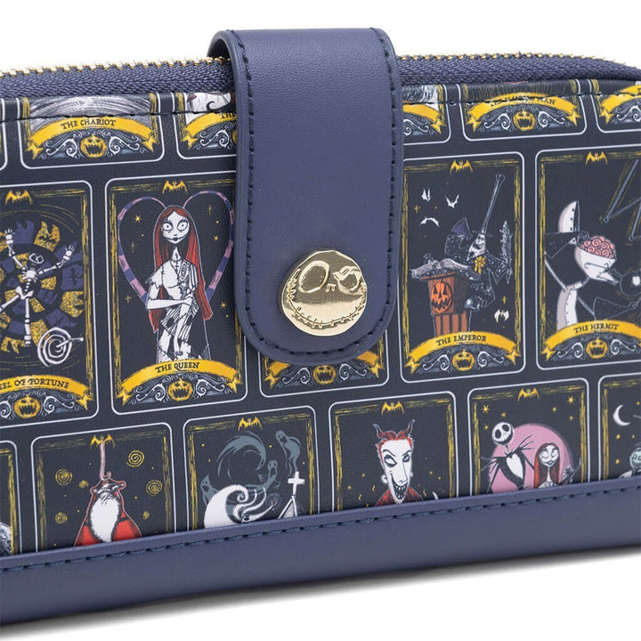 Loungefly Disney Nightmare Before Christmas Allover Print Tarot Wallet - 707 Street Exclusive