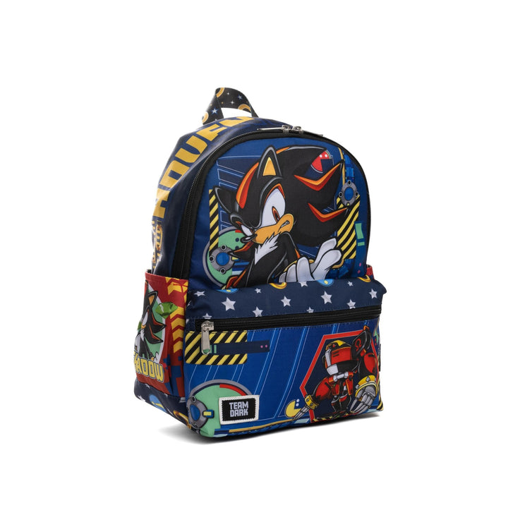 Wondapop Sega Sonic Shadow Team Dark 13" Deluxe Nylon Mini Backpack