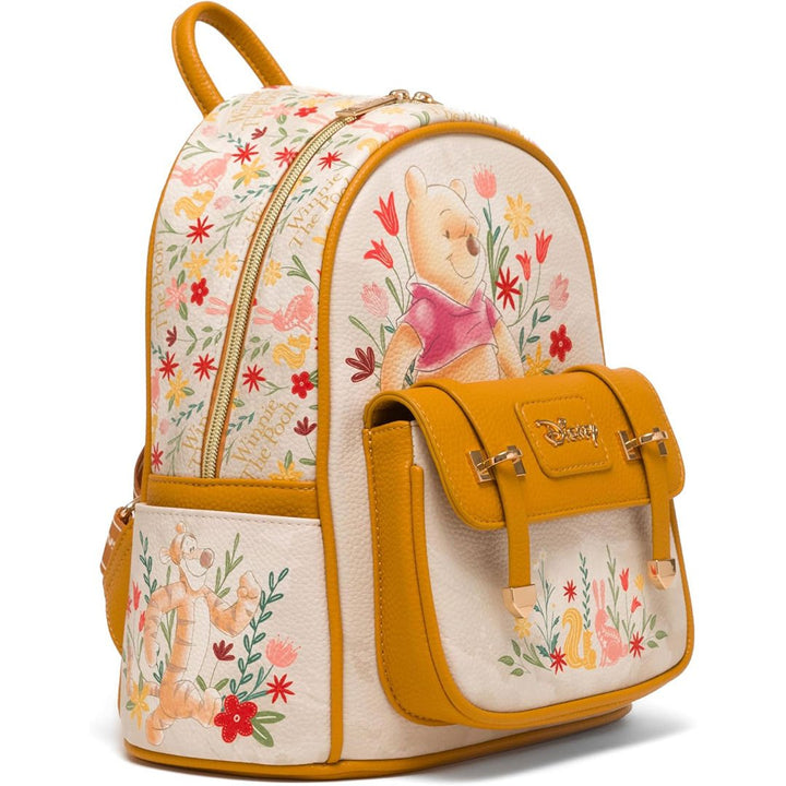 WondaPop Disney Winnie the Pooh Floral 11" Mini Backpack
