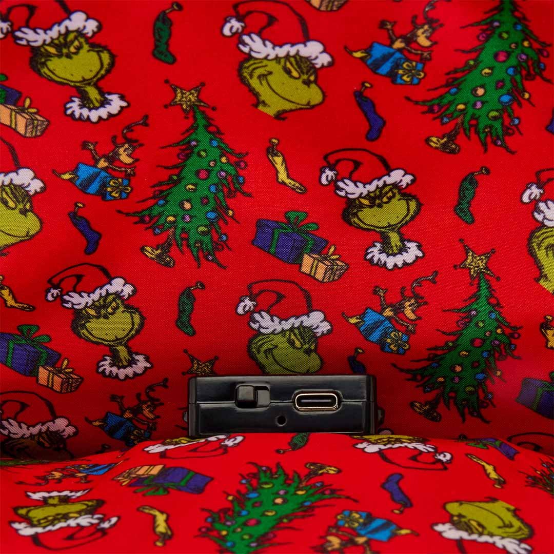 Loungefly Dr. Seuss Grinch Holiday Mini Backpack