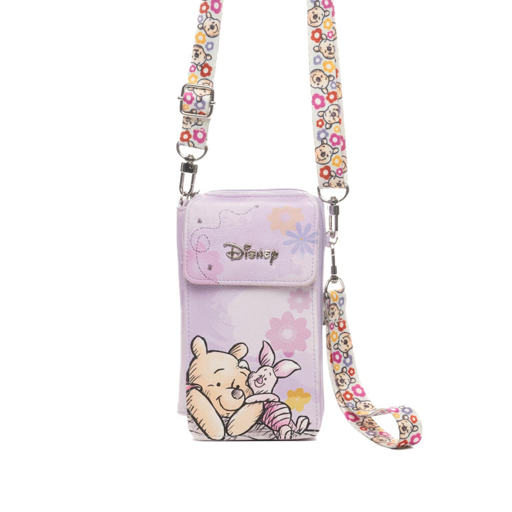 Wondapop Disney Winnie The Pooh And Piglet Crossbody Wallet Cell Phone Wristlet