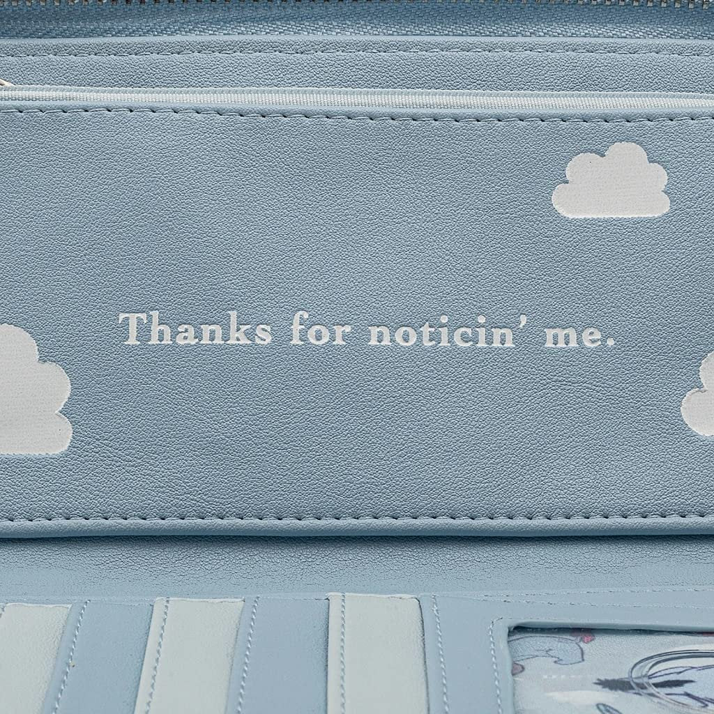 Loungefly Disney Eeyore Allover Print Zip-Around Wallet