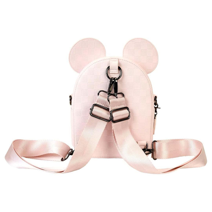 Loungefly Disney Minnie Mouse Checkered Texture Convertible Mini