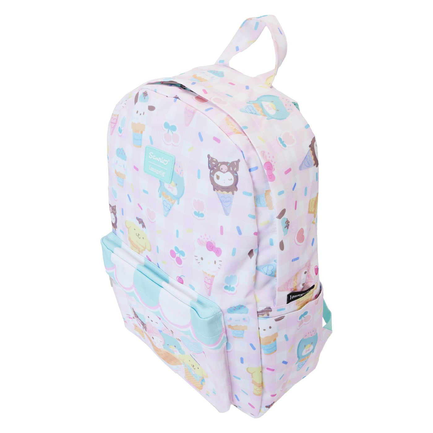 Loungefly Sanrio Hello Kitty Allover Print Full-Size Nylon Backpack - Top Side