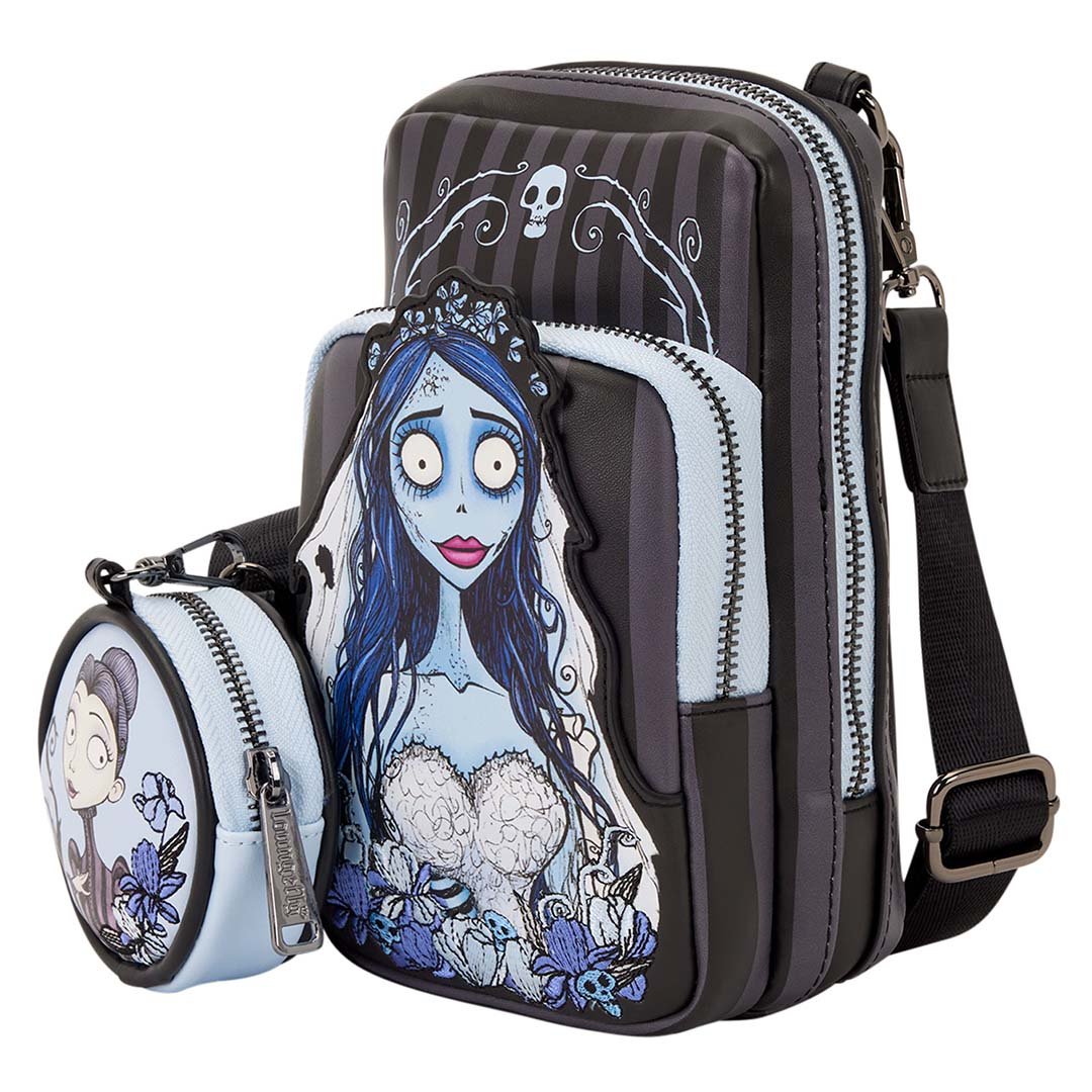 Loungefly Warner Bros Corpse Bride Crossbody Sling Bag