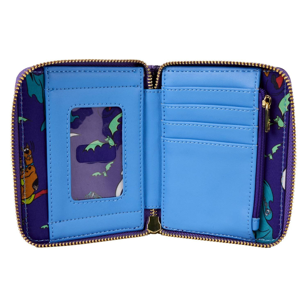 Loungefly Scooby-Doo Mystery Inc. Glow Zip Around Wallet