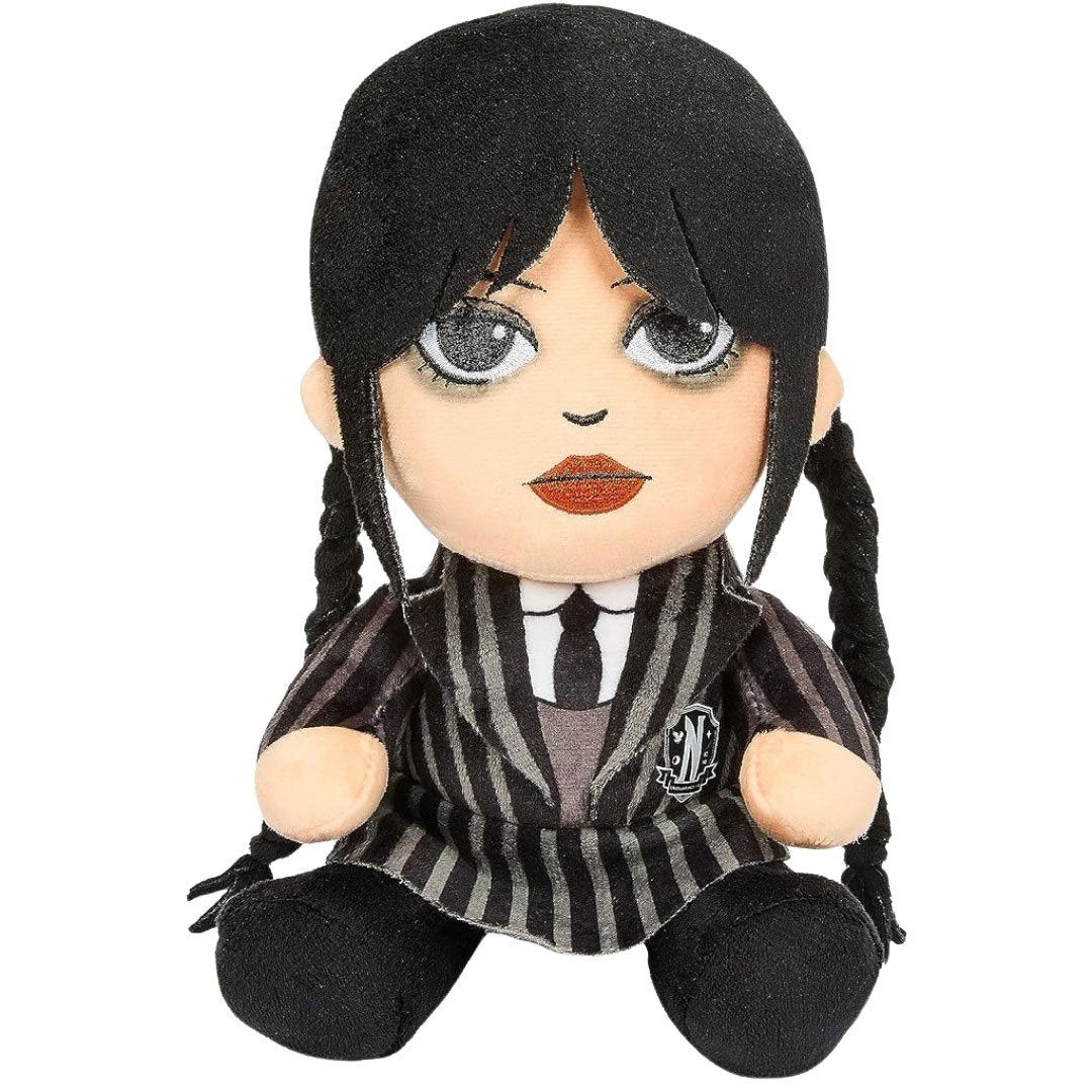 Kidrobot Netflix 7.5" Wednesday Addams Phunny Plush Toy - front