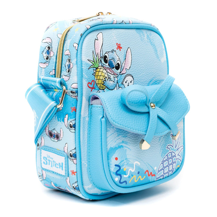 WondaPop Disney Lilo and Stitch Luxe 8" Crossbody Bag - Angle