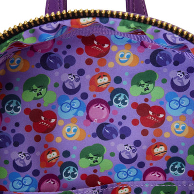 Loungefly Pixar Inside Out 2 Core Memories Mini Backpack - Interior Lining